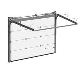 Ворота гаражные 2100x3500 выс, подъёмные секционные DOORHAN, фото 3