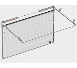 Ворота гаражные 2500x4000выс, подъёмные секционные DOORHAN, фото 4