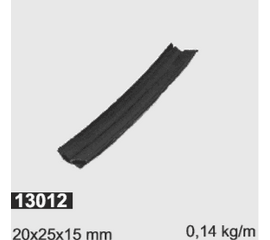 Уплотнитель боковой 76,2 мм L=6,0 м, фото 1