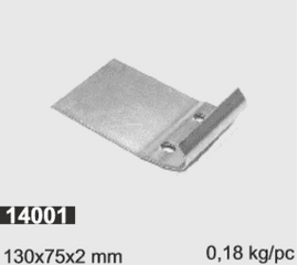 Пластина для стыка горизонтальных и вертикальных направляющих, фото 1