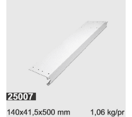 Заглушка для панели R-500 двойная БЕЛАЯ, фото 1