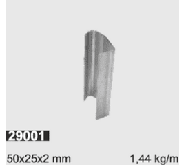 Направляющая вертикальная L=6,0 м (нерж), фото 1