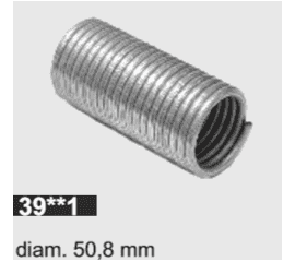 Пружина торсионная 5,5х3250х50 мм (цинк), фото 1