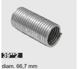 Пружина торсионная 7х3250х67 мм (цинк), фото 1