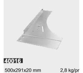 Пластина для пониженного подъема толщ. 2,0 мм, фото 1