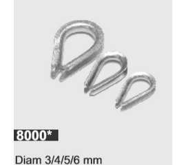 Коуш для троса D=3,0 мм, фото 1