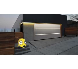 Ворота гаражные 5100x3500 выс. подъёмные секционные Ryterna TL, фото 9