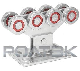 Опора (каретка) роликовая ЭКО для откатных (сдвижных) ворот, фото 1