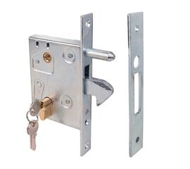 Замок-крюк, с ответной частью, для откатных (сдвижных) ворот без автоматики., фото 1