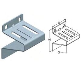 Кронштейн боковой RBI123 для подъёмных секционных ворот, фото 1