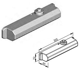 Крышка доводчика DP2027 для подъёмных секционных ворот, фото 1