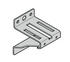 Роликовая опора, сверху (оцинкованное исполнение), фото 1