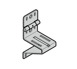 Роликовая опора, строительная глубина 80 (из нержавеющей стали), фото 1