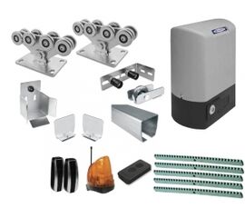 Комплектующие для откатных (сдвижных) ворот весом до 700 кг или шириной до 4 м (набор-комплект) с комплектом автоматики DOORHAN SL-800KIT, фото 1