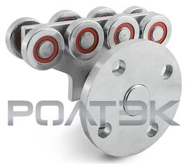 Опора (каретка) роликовая ЭКО с боковым креплением для откатных (сдвижных) ворот, фото 1