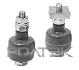 Ролик резиновый с набором крепежа «стандарт» для откатных (сдвижных) ворот, фото 1