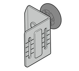Роликодержатель RH 022 для направляющей L (RAL 9002), фото 1