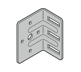 Роликовая опора RB 018 для направляющей N (лев. / прав., оцинкованная), фото 1