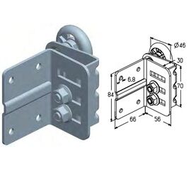 Кронштейн верхний для подъёмных секционных ворот, фото 1