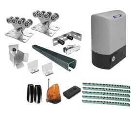 Комплектующие для откатных (сдвижных) ворот весом до 350 кг или шириной до 4 м (набор-комплект) с комплектом автоматики DOORHAN SL-800KIT, фото 1
