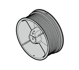 Барабан для троса, размер 3 Направляющие N, ND, NS, NH (слева), фото 1