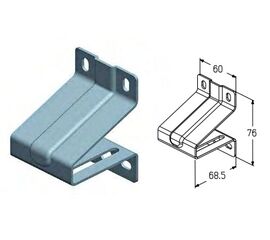 Кронштейн роликовый верхний для подъёмных секционных ворот, фото 1