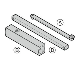 Дверные доводчики (TS 5000 S без рычажного механизма (B)), фото 1