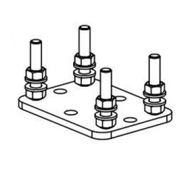Подставка SGN.02.200 для откатных (сдвижных) ворот, фото 1
