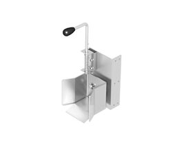 Ловитель нижний с задвижкой для балки 138х144х6 для откатных (сдвижных) ворот, фото 1