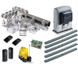 Комплектующие для откатных (сдвижных) ворот весом до 500 кг или шириной до 4 м (набор-комплект) с комплектом автоматики CAME BX-68 FULL, фото 1