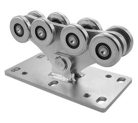 Тележка с 8 роликами "M", до 800кг, для откатных (сдвижных) ворот, фото 1