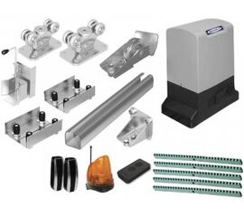 Комплектующие для откатных (сдвижных) ворот весом до 700 кг или шириной до 4 м (набор-комплект фурнитуры) с комплектом автоматики DOORHAN SL-1300KIT, фото 1