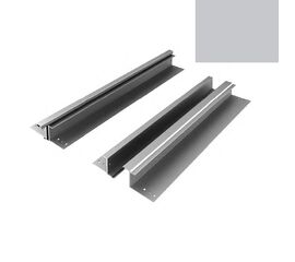 Комплект средней части калитки RAL9006, правая калитка, под панель 475мм для подъёмных секционных ворот, фото 1