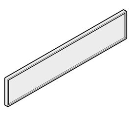 Крепление таблички с логотипом (165,1 × 32,7 × 3.5 мм PMMA), фото 1