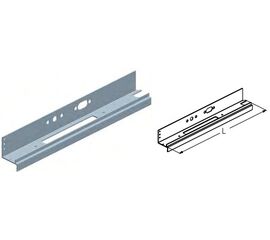 Обрамление калитки среднее WD260R.202 RAL8019 для подъёмных секционных ворот, фото 1