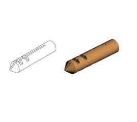 Дюбель ПВХ для подъёмных секционных ворот, фото 1