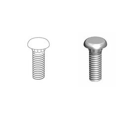 Болт для сборки направляющих укороченный для подъёмных секционных ворот, фото 1