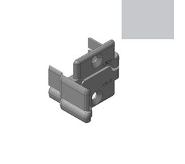 Заглушка верхняя, Ц-профиля, калитка (правое открытие) для подъёмных секционных ворот, фото 1