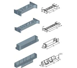 Комплект крепежный FWO100F для подъёмных секционных ворот, фото 1