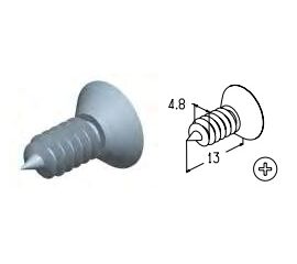 Винт самонарезающий DIN7982 4,8x9,5SDX для подъёмных секционных ворот, фото 1