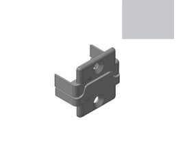 Заглушка нижняя, П-профиля, калитка (левое открытие) для подъёмных секционных ворот, фото 1