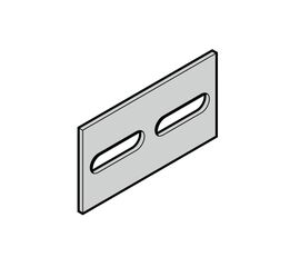 Комплект: крепежные накладки для С-образного профиля, 2 шт, фото 1