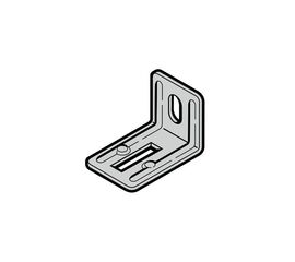 Анкер для крепления рамы направляющей (RAL 9002), фото 1