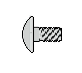 Винт с полукруглой головкой (M8 × 22), фото 1