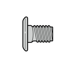 Винт с плоской головкой (M8 × 13), фото 1