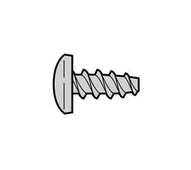 Саморез по металлу с полуцилиндрической головкой и Torx из нерж. стали (4,2 × 13), фото 1