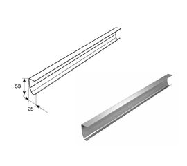 Направляющая вертикальная для подъёмных секционных ворот, фото 1