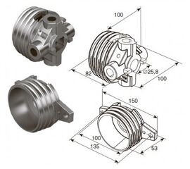 Окончание пружины М 95 для подъёмных секционных ворот, фото 1