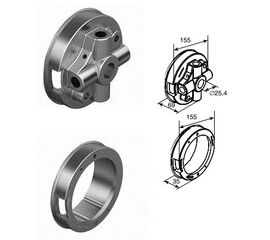 Окончание пружины М152 L (OMI 6&quot; S) для подъёмных секционных ворот, фото 1