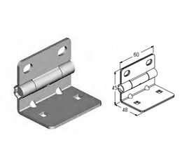 Петля промежуточная IH111 для подъёмных секционных ворот, фото 1